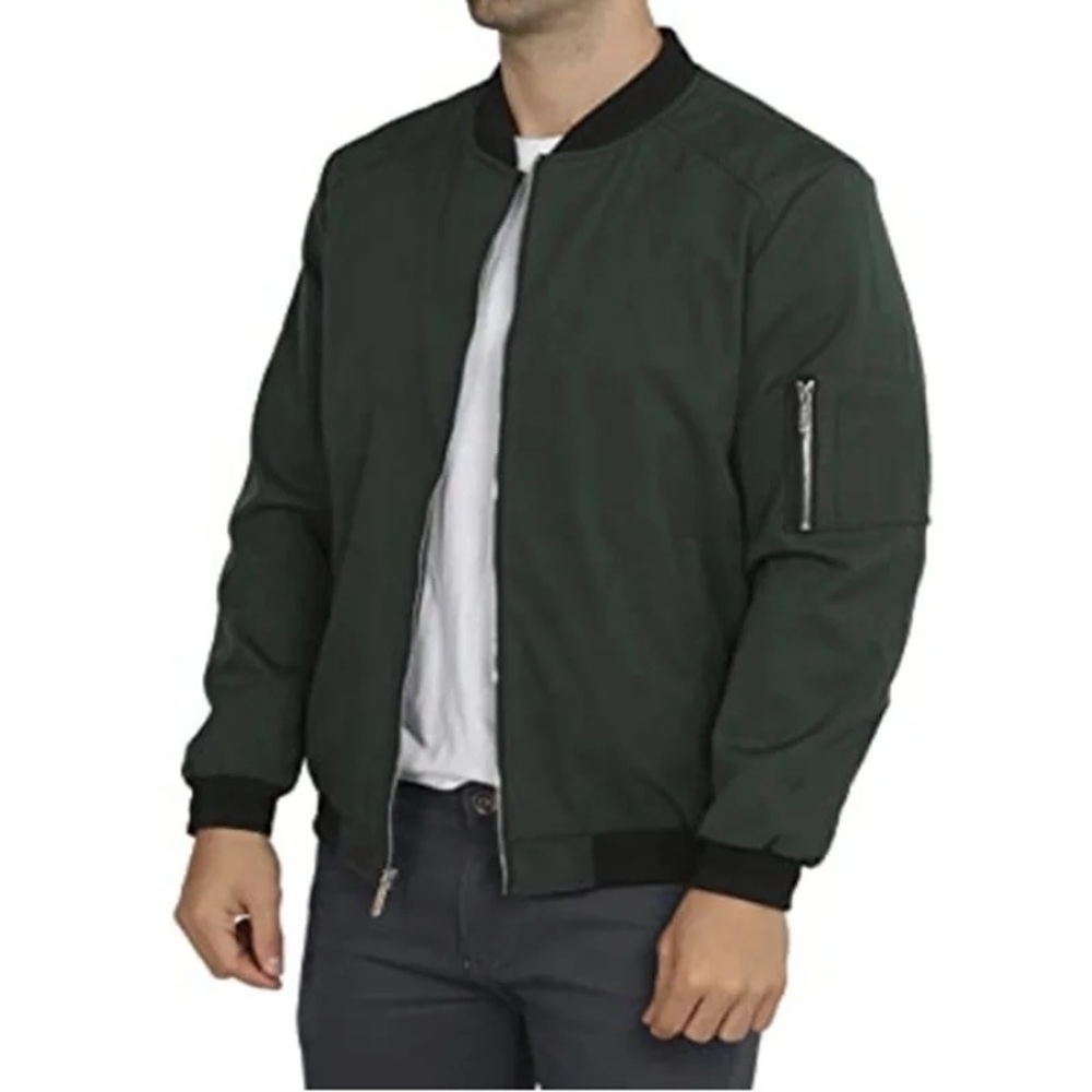 Bomber Jacket Men Fashion Casual Jacket Coat Men winterSpring Autumn